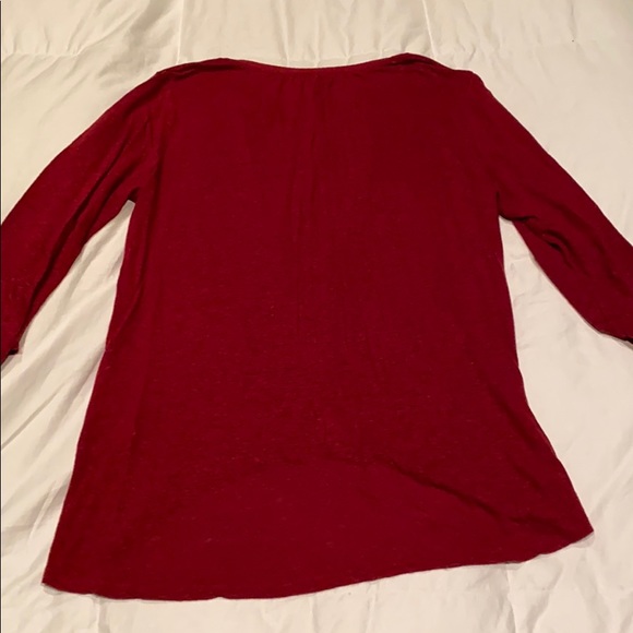Lucky Brand 3/4 sleeve top - Picture 3 of 3